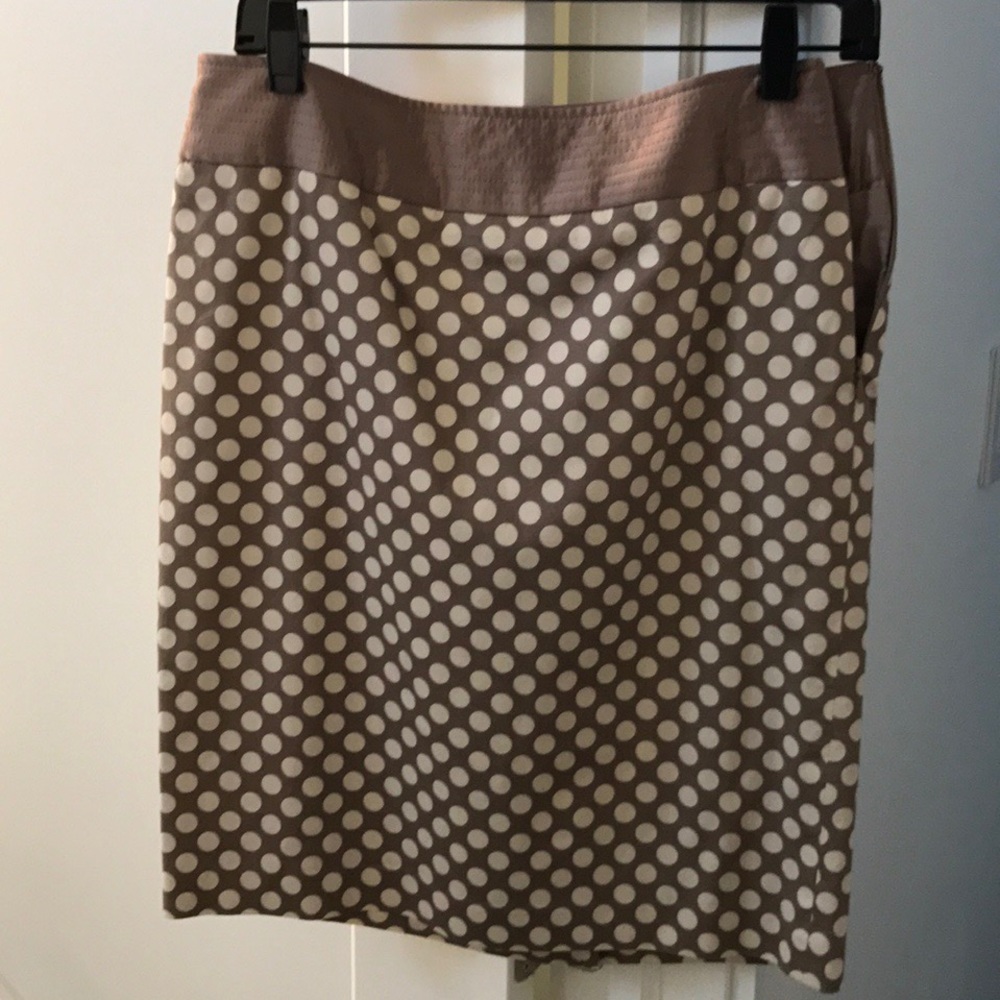 Limited polka dot dress skirt lined